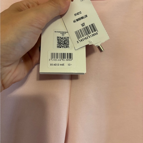 Givenchy Kids' 4G Logo Fleece Joggers in Marshmallow size 12 plus - Picture 12 of 12